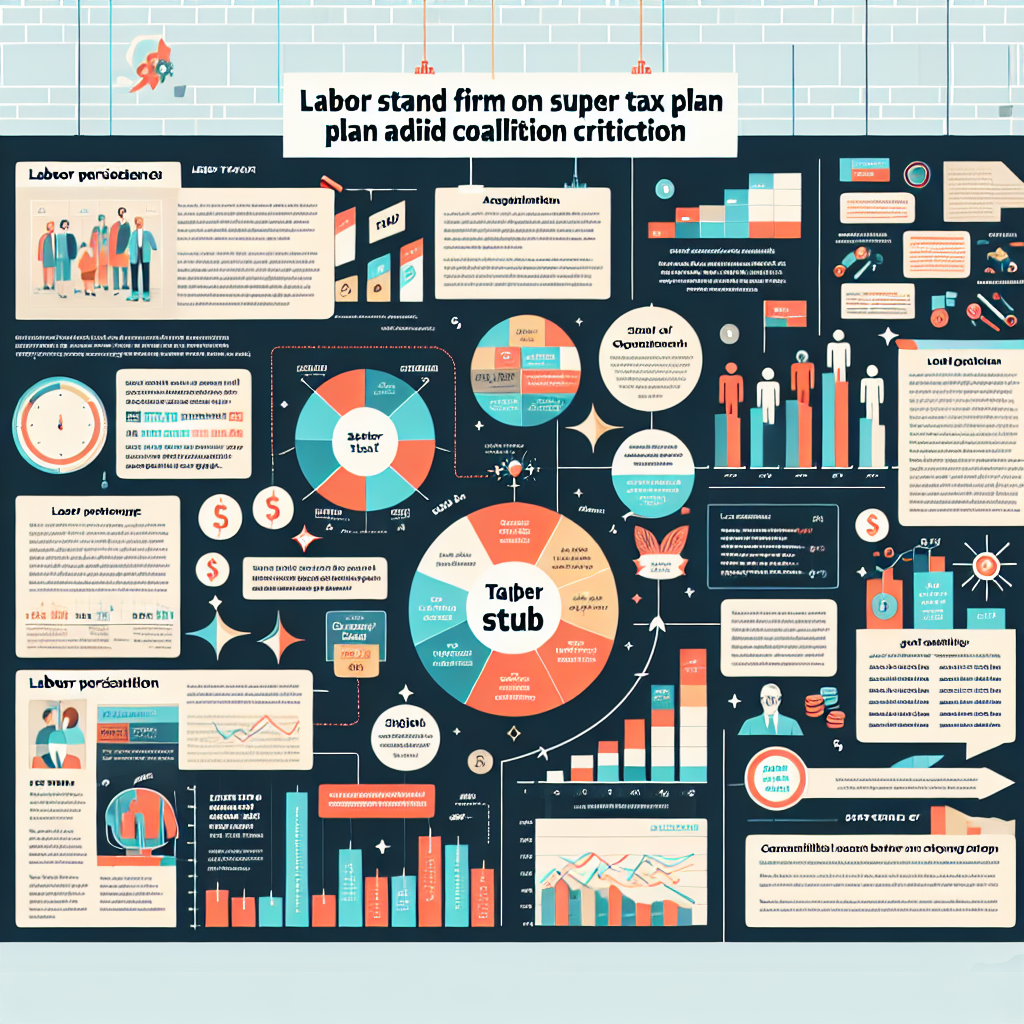 Infographic for Labor Stands Firm on Super Tax Plan Amid Coalition Criticism